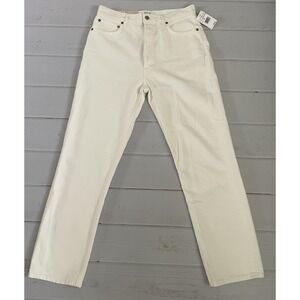 AGOLDE 90's Pinch‎ Waist High Rise Straight Leg Jean Size 29 White